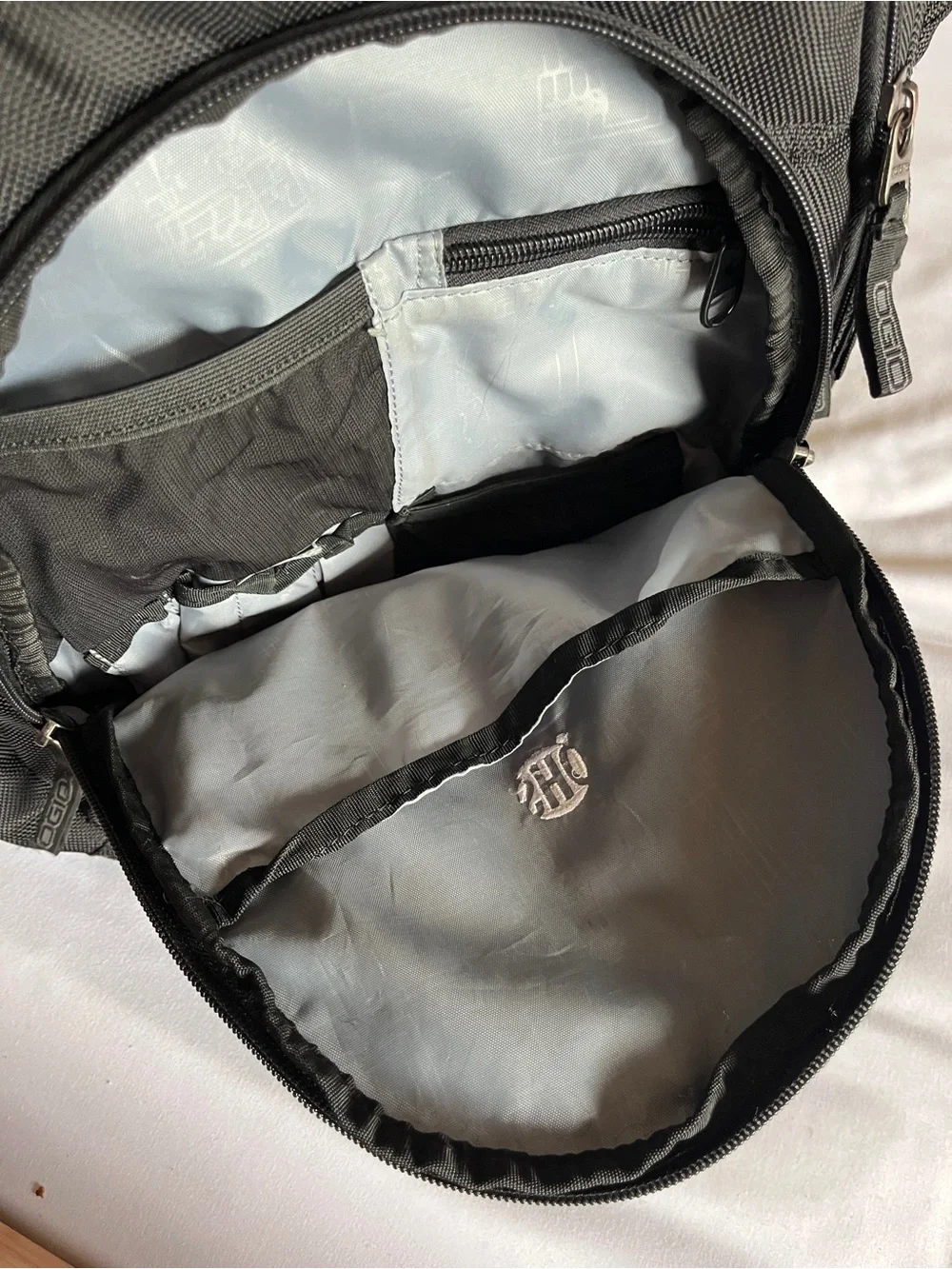 OGIO Black Heavy Duty Multi-Pocket Tech Laptop Backpack Travel School Rucksack